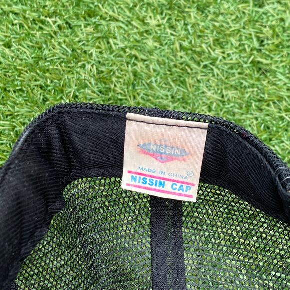 Airbrushed Star Trak Logo Trucker Hat - Picture 4 of 4